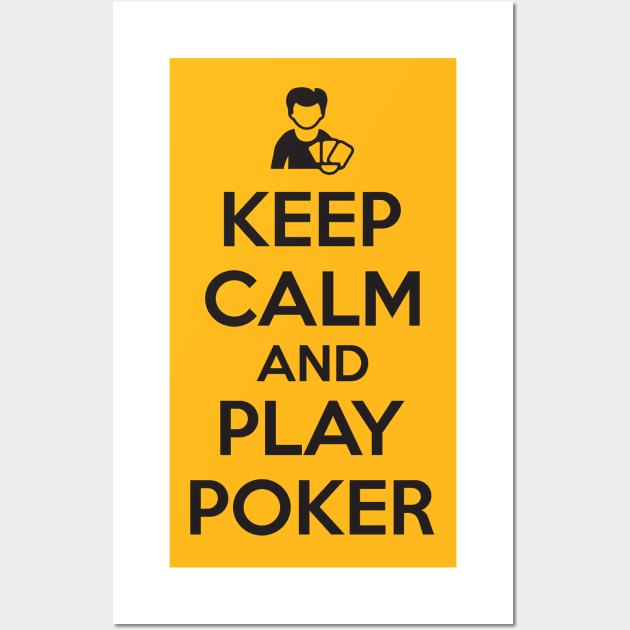 Keep Poker Wall Art by nektarinchen